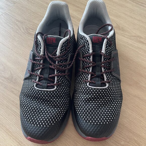 Drew extra wide 6E size 13 black and red sneakers - Picture 1 of 3